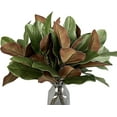 thumbnail image 1 of 4Pcs Artificial Magnolia Leaves with Stems Magnolia Leaf Branches Greenery Stems for Home Indoor Outdoor Party Office Table Centerpieces Decor, 1 of 9