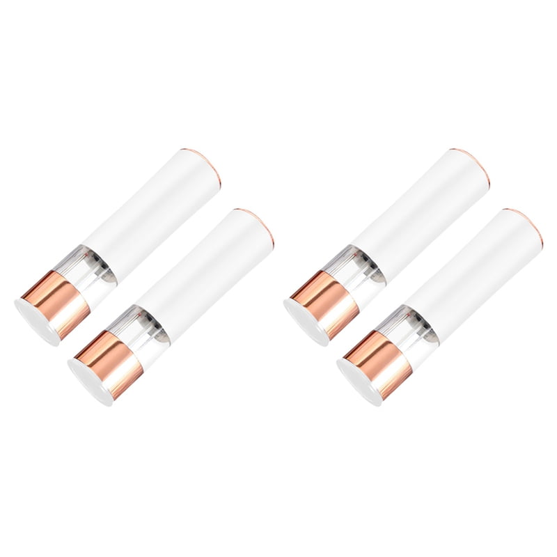 4Pcs Automatic Salt Pepper Grinder Electric Spice Mill Battery Powered Adjustable Coarseness Pepper Mill Kitchen -White