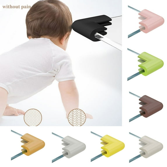 4Pcs Baby Furniture Corner Safety Bumper Security Table Desk Corner Edge U type Protector Guard Cushion Softener