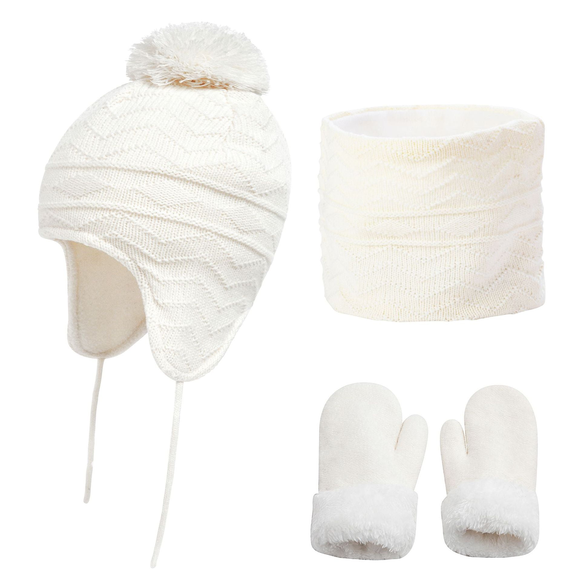 Baby Bottle Winter Fleece Cover All with Cotton Hat