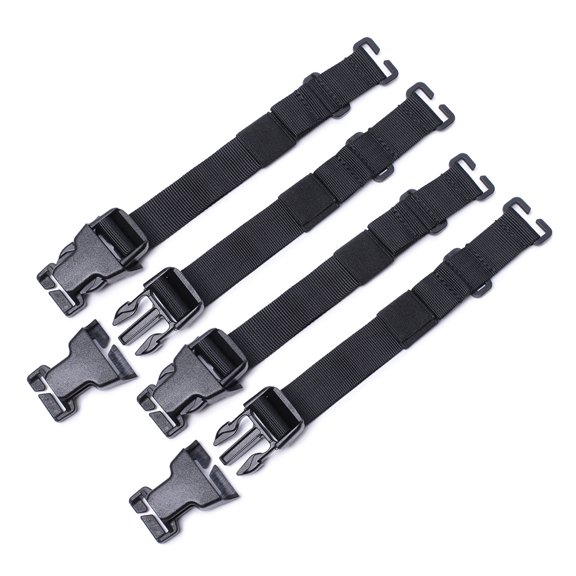 4Pcs Backpack Straps 14" Adjustable, 1000D Nylon Straps for Rucksack, Tripod and Sleeping Bag