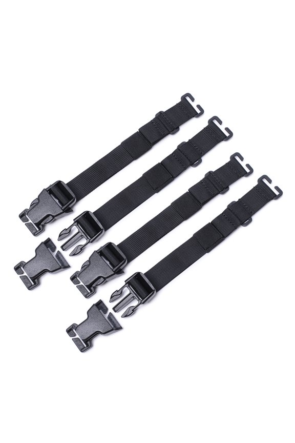 4Pcs Backpack Straps 14" Adjustable, 1000D Nylon Straps for Rucksack, Tripod and Sleeping Bag