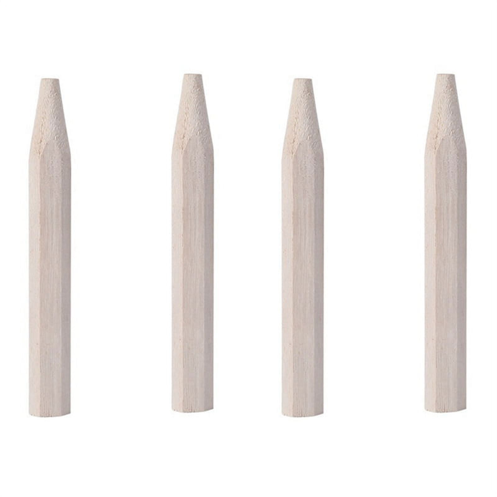 4Pcs Badminton Racket Handle Grip Wooden Badminton Handle Repair of