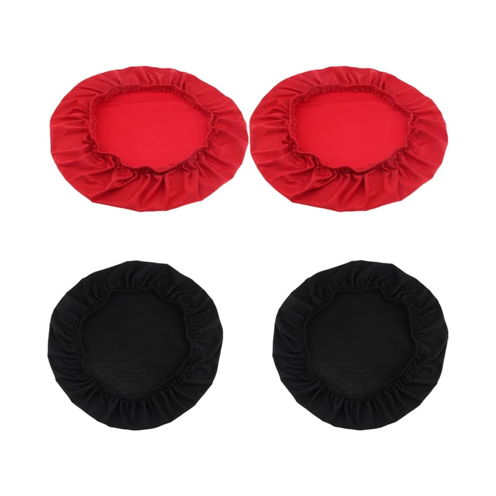 4Pcs Bar Stool Cushion Chair Seat Covers Furniture Seat Stretchable