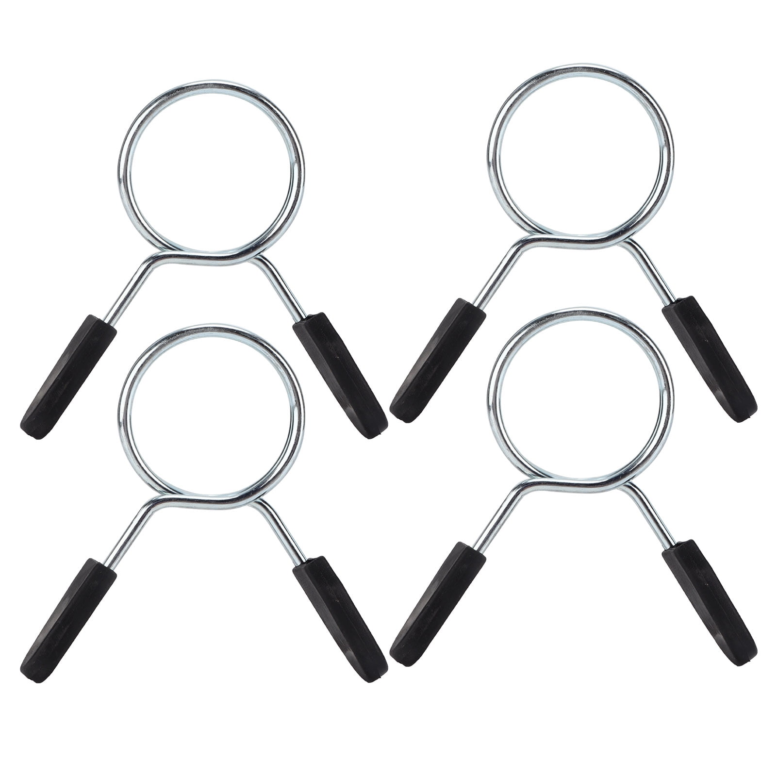 2 Inch Weight Clamps 4Pcs Barbell Clamp Spring Collar Clip Gym Weight ...