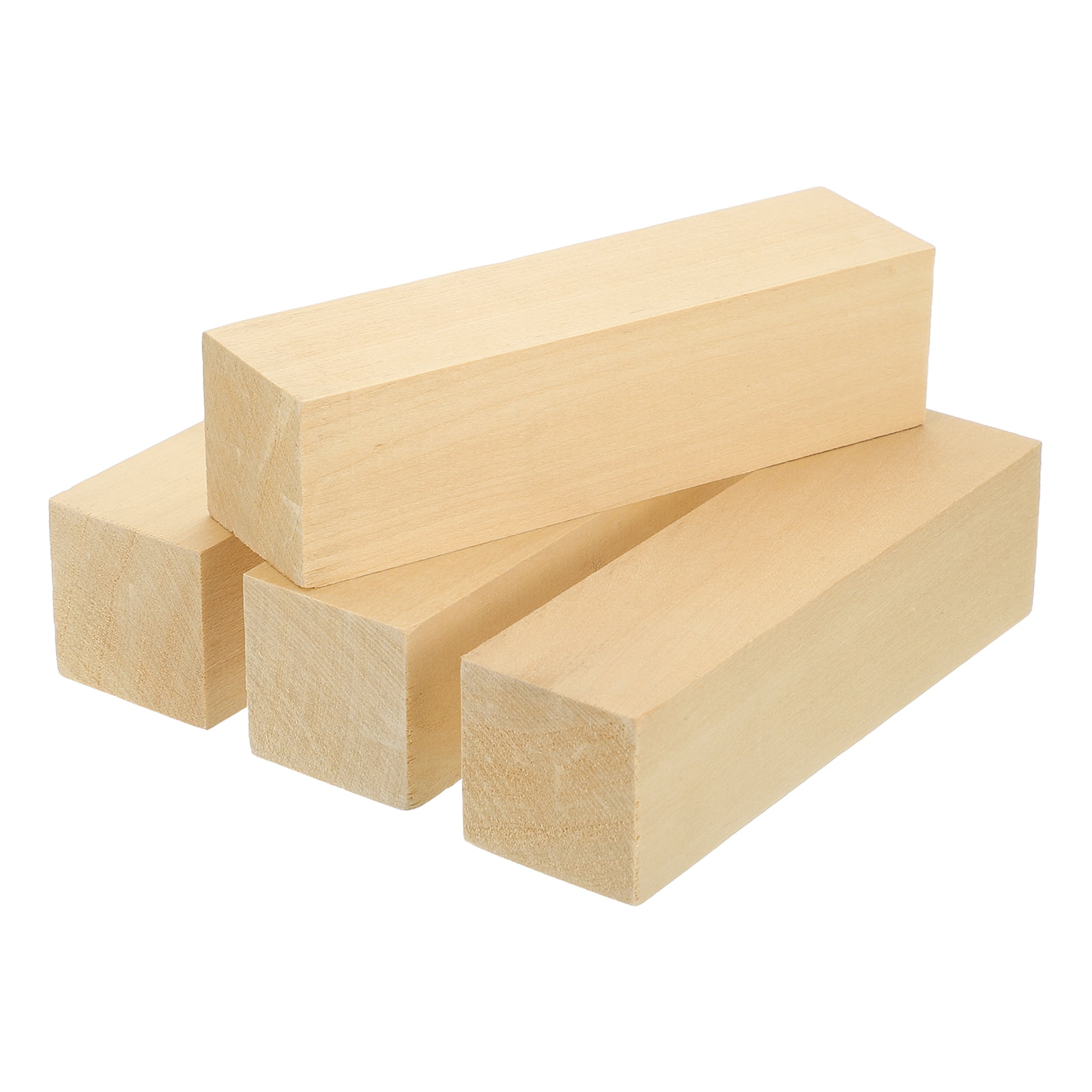 4Pcs Basswood Carving Block, 1.6