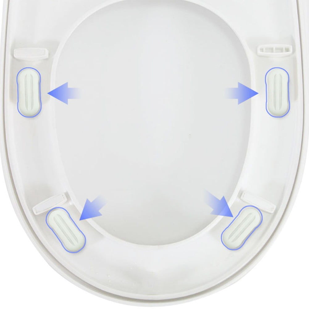 4Pcs Bathroom Hardware Buffer Replacement Bumpers Strong Adhesive Toilet Seats