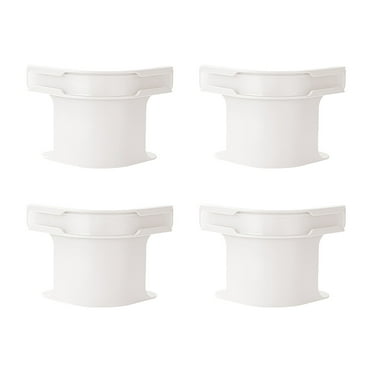 4Pcs Bed Sheet Holder with Lock Strips - Heavy Duty Bed Sheet Corner Fastener Keep Sheets Firm & Tight, Bed Sheet Holder Straps Fit Any Bed, No More Loose Sheets, Easy Installation - White