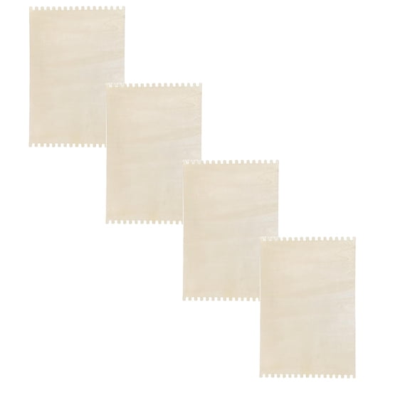 4Pcs Beginners Wooden Loom, Cardboard Weaving Loom Kit for Kids Adults, Notched Weaving Loom Basket Tools, Weaving Boards Jewelry Art Craft Crochet Knitting Teaching Educational, 6 x 9