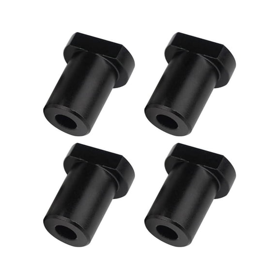 4Pcs Bench Dog Clamp for T-Track Planer Plug 20mm Dog Hole (Black)