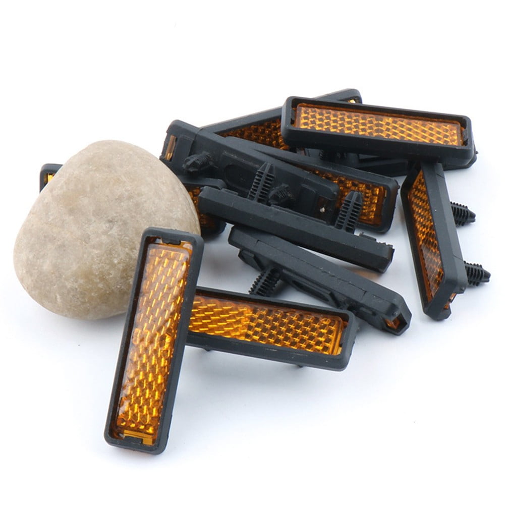 4Pcs Bicycle Pedal Reflector Bike Cycling Night Safety Reflect Light Waterproof