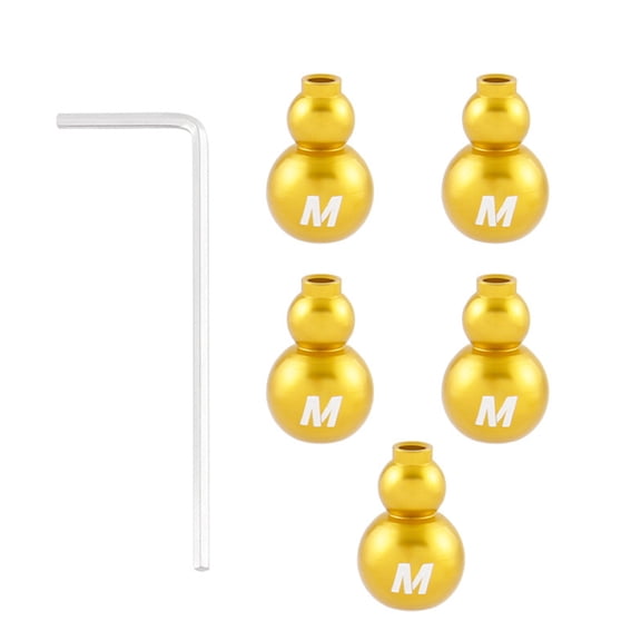 4Pcs Bicycles Cable End Crimps with Wrench Set for Road Bikes and Mountain Bicycles Aluminum Alloy Bike Cable End Caps