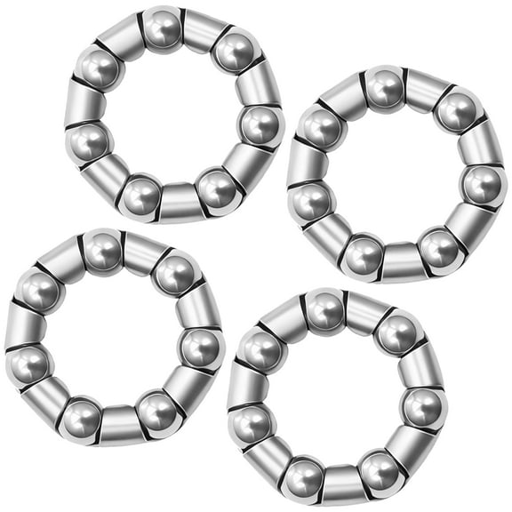 4Pcs Bicycles Fork Headsets Bearings Replacement Bike Caged Balls Bearing Cycling Accessory Easy to Install