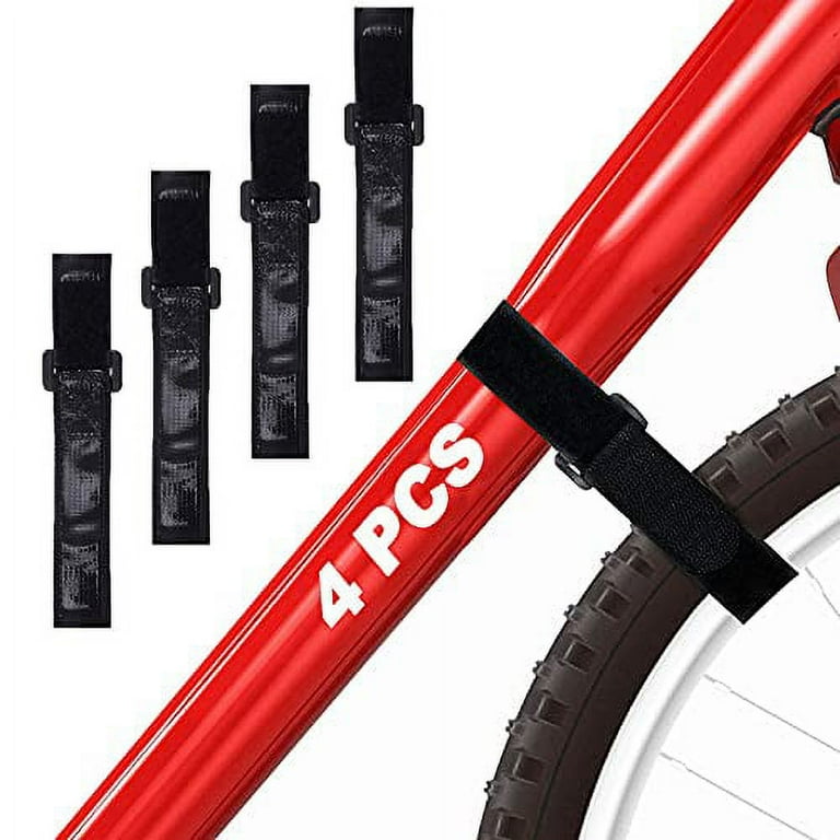 4Pcs Bike Rack Straps Bikes Wheel Stabilizer Strap Nylon