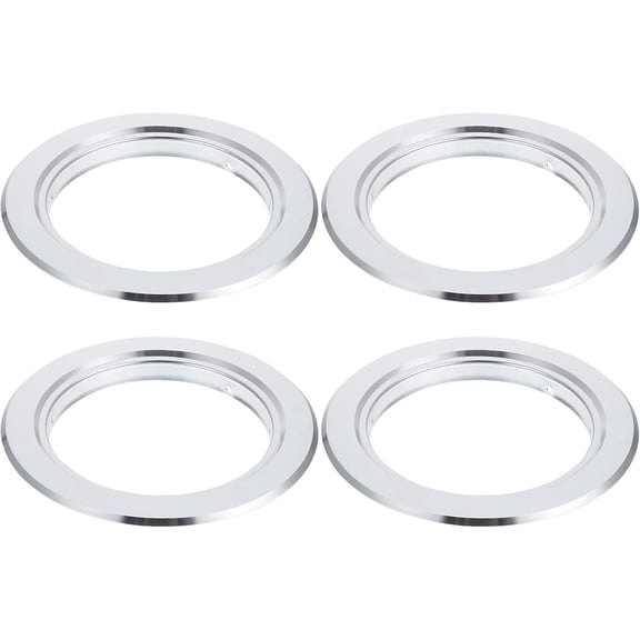 4Pcs Birds Nest Accessory - Aluminium Ring for Breeding Boxes 4-Inch Hole Protector Parrots and Small