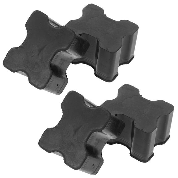 4Pcs Black Car Coil Spring Spacer with Enhanced Shock Absorption for Safer Driving