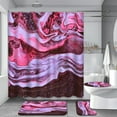 thumbnail image 1 of 4Pcs Black Gold Marble Shower Curtain Set with Rugs for Bathroom Decor,Luxury Golden Liquid Bathroom Shower Curtain Sets,Abstract Art Bathroom Sets with Shower Curtain and Rugs, 1 of 7
