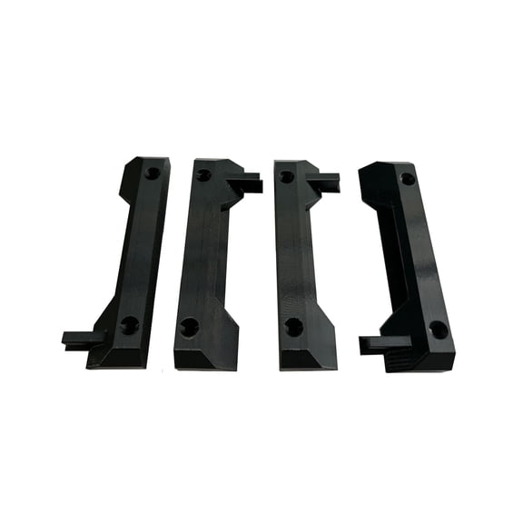 4Pcs Black Mounting Brackets for StackTech Boxes Compatible with ToughBuilt