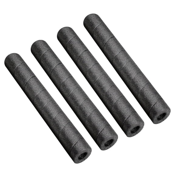 4Pcs Black Pool Pipe Insulation Foam Protective Tube, Outdoor Pipe Covers Insulation Wrap Sleeve, Soft Foam Wrap Protection, Flexible Pipeline Protective Fitting, Anti-Collision(Black,15.7x1.96")