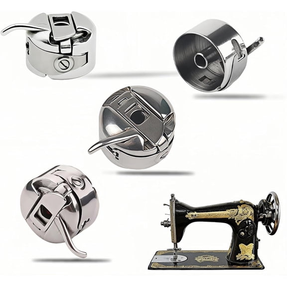 4Pcs Sewing Machine Bobbin Case, Sewing Machine Bobbin Holder Parts Accessories