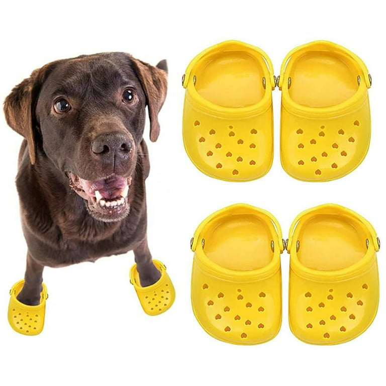4Pcs Breathable Slipper for Dogs Cats, Summer Pets Shoes for