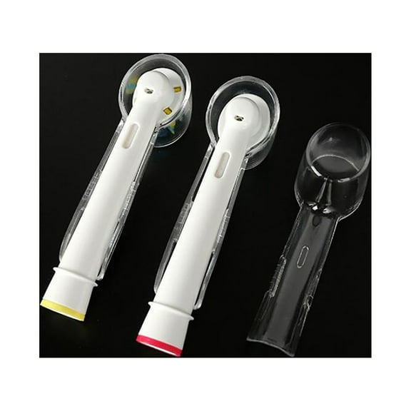 4Pcs Brush Head Protective Cover, Cyenie White Brush Head Protective Cover, Cover Cap Brush Protective Protective Cover Head Plastic Toothbrush Home Diy