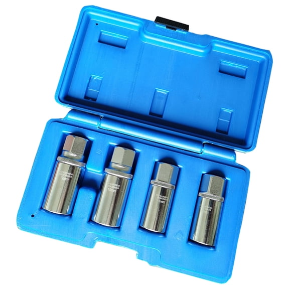 4Pcs Bolt Extractors Set High Strength Steel Screw Nut Remover Tool For Broken Stripped Fasteners