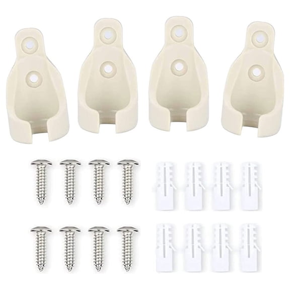 4Pcs Bungee Cord Bungee Ball Receivers Brackets for Roller Sun Shade Tie Downs
