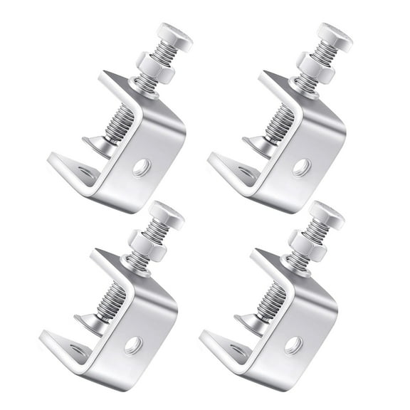4Pcs C-Clamp Set,Heavy Duty C Clamps with Adjustable Knob Industrial Strength C Clamp for Woodworking, Welding