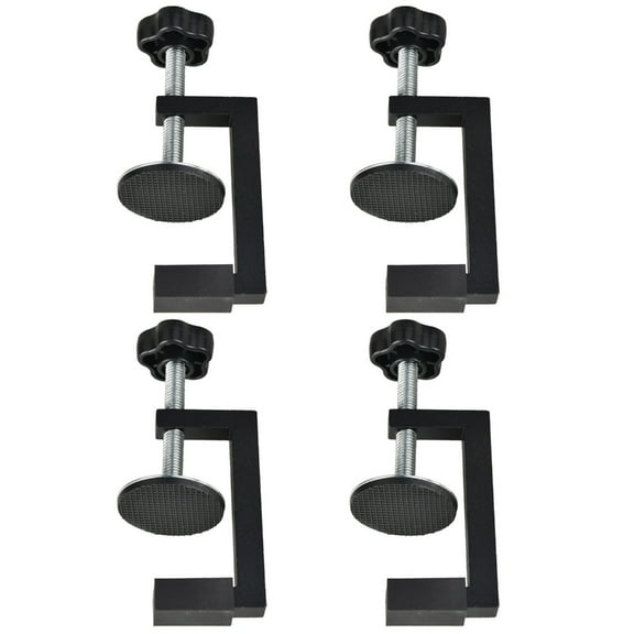 4Pcs C Clip Small Desk Clamp Universals Cabinet C Clamps Woodworking Tool