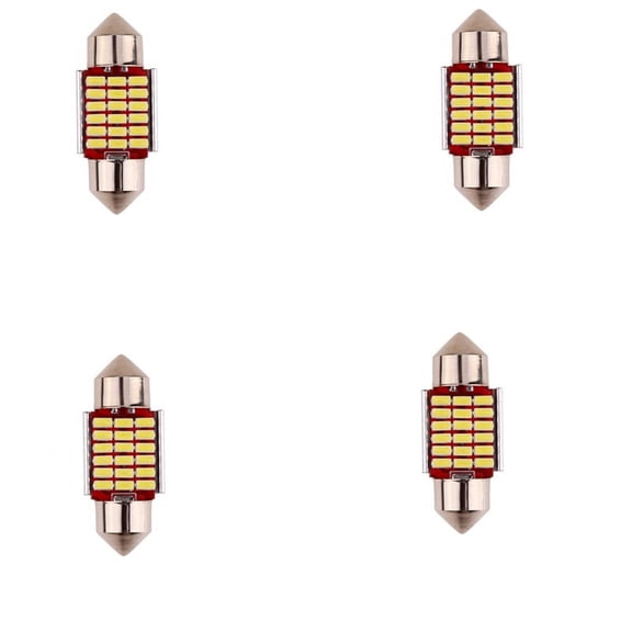4Pcs C5W C10W 31mm 3014 18SMD Festoon LED Canbus Car Inteiror Bulb License Plate Light 12V