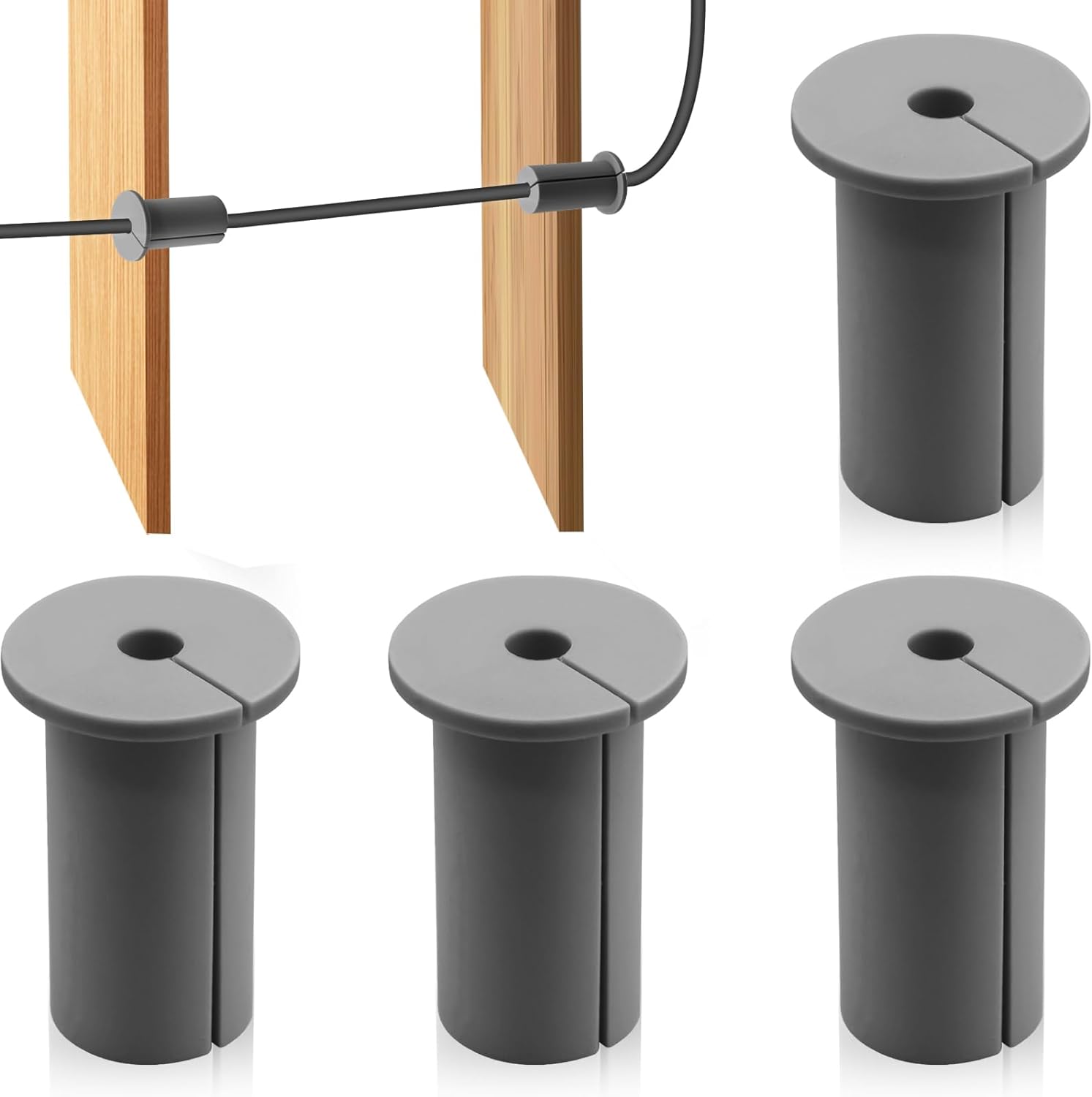 4Pcs Cable Grommet Routing Kit for Starlink, Wall Grommets Cables ...
