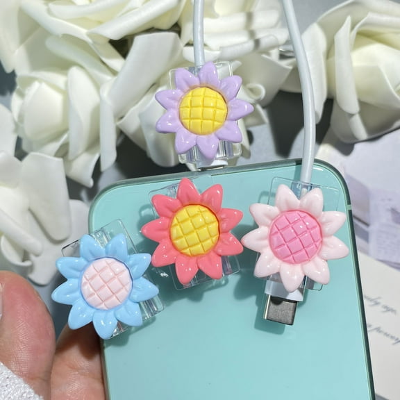 Tianyeda 4Pcs Cord Protectors For Phone Ipad headphone laptop Charging Cords