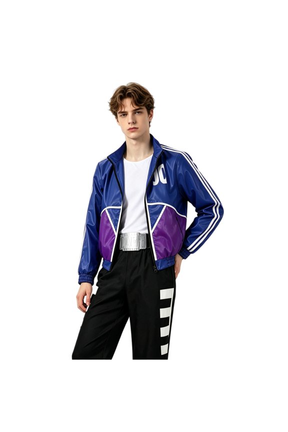 4Pcs Cage Fancy Dress, Cage Outfits, Cage Jacket, Cage Cosplay, Cage Role Play Outfit, Johnny Cosplay Costume Johnny Coat Shirt Pants Belt Adult Mens Halloween Outfits, M