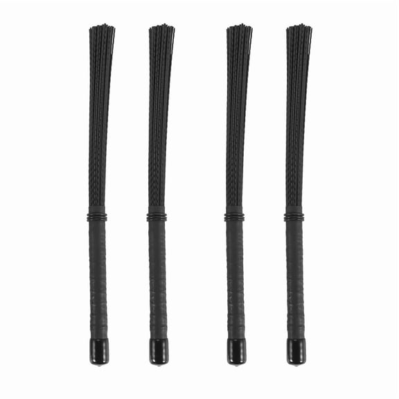 4Pcs Cajon Brush Telescoping Drum Brushes Nylon Sticks Percussion for Jazz Stick Drum