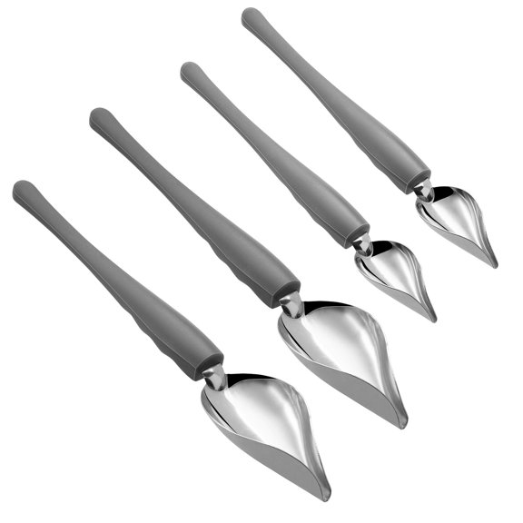 Milisten 4Pcs Food Grade Stainless Steel Culinary Spoons for Precise Dessert and Salad Dressing