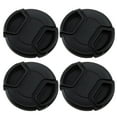 thumbnail image 1 of 4Pcs Center-Pinch Camera Lens Cover Protectors Snap Cover 55mm, 1 of 6