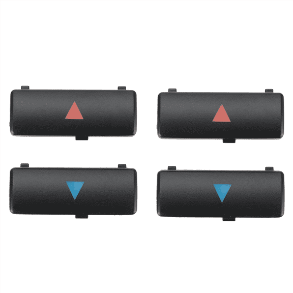4Pcs Car Air Conditioner A / C Temperature Control Panel Switch Button Key Cover for X5 E39 E53 525I 530I 540I M5