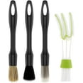 4Pcs Car Detailing Brush Kit Auto Interior Cleaning Kit Car Interior