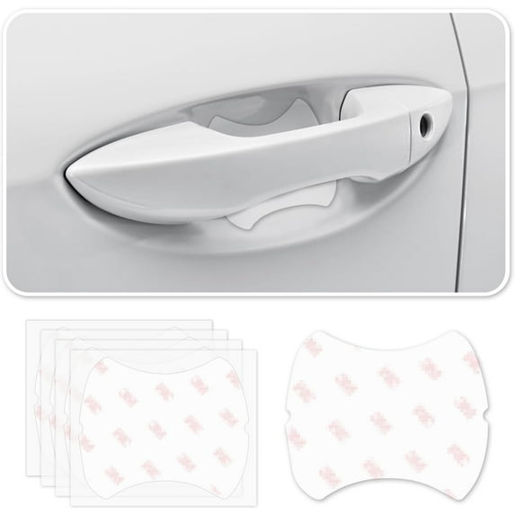4Pcs Car Door Handle Protector,Waterproof Anti-Scratch Stickers Covers ...