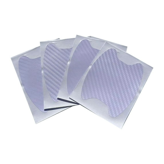 4Pcs Car Door Handle Scratch Protectors,Handle Cover Anti Scratch Sticker,Car Door Handle Cup Protective Film Sticker,Universal Waterproof Auto Paint Guard Protective Film,Auto Protection Accessories