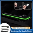 thumbnail image 1 of 4Pcs Car Door Handle Sticker Anti-Scratch Luminous for Tesla Model 3/Y 2019-2022, 1 of 9