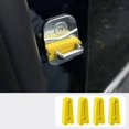 thumbnail image 1 of 4Pcs Car Door Lock Cover Pad, Silicone Buffer Pad For Car Door Locks, Car Door Shock-absorbing And Silencing Pads Lock Protection Pads, with Non-Slip Teeth Design, Install without Tools, 10x42mm, 1 of 6
