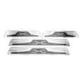 4Pcs Car Door Sill Scuff Molding Cover Trims Protector Fits for Harrier