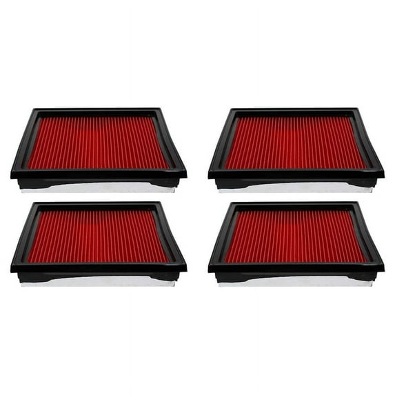 4Pcs Car Engine Air Filter for 370Z 350Z QX50 Q40 Q60 EX35 EX37 G37 G35 G25 16546-JK20A