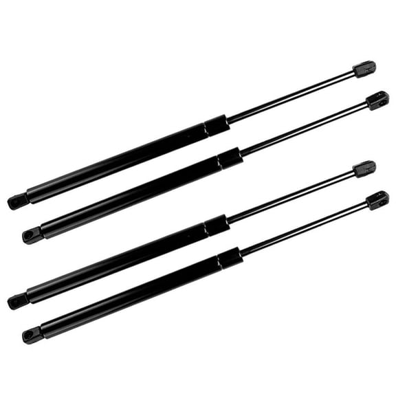 4Pcs Car Rear Boot Gas Spring Prop Lift Support for I10 (PA) Hatchback 2007-2015 GSHI0515-A,4 x Rear Tailgate Boot Gas Struts,black