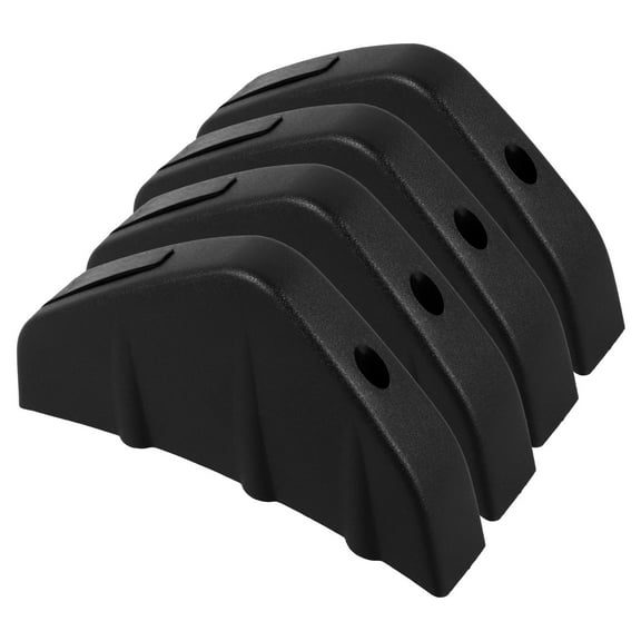 Milisten Rear Spoiler for Auto PP Black 4Pcs Styling Enhancements