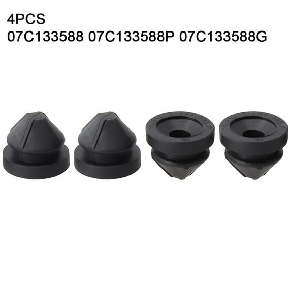 4Pcs Car Rubber Air Filter Housing Shell Grommet Engine Cover Buffer Bush Air Intake Filter Grommet Buffer Cushion
