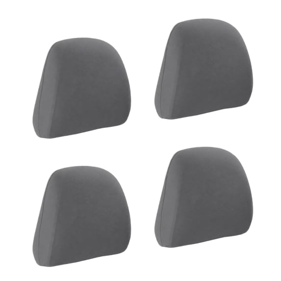 4Pcs Car Seat Headrest Cover, Car Accessories Flexible Car Headrest Covers, Reusable Anti-Dirty Headrest Protector, Universal for Cars, Vans, Trucks