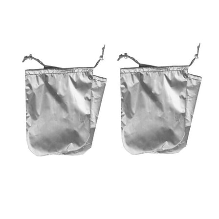 4Pcs Car Side Mirror Cover Auto Exterior Rain Guard Rearview Black